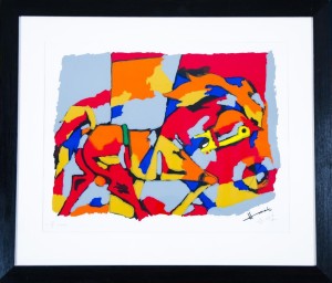 MF Husain - Multiple Color Horse - 68 x 54 cm - Lithograph 112/125 (SOLD)